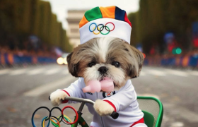 ชิสุห์น่ารัก Shih Tzu Olympics2024 ภาพน้องหมาชิสุห์แข่งกีฬาโอลิมปิก ปารีส 2024 เล่นกีฬาหลากหลาย ภาพเท่ห์มาก