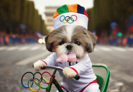 ชิสุห์น่ารัก Shih Tzu Olympics2024 ภาพน้องหมาชิสุห์แข่งกีฬาโอลิมปิก ปารีส 2024 เล่นกีฬาหลากหลาย ภาพเท่ห์มาก